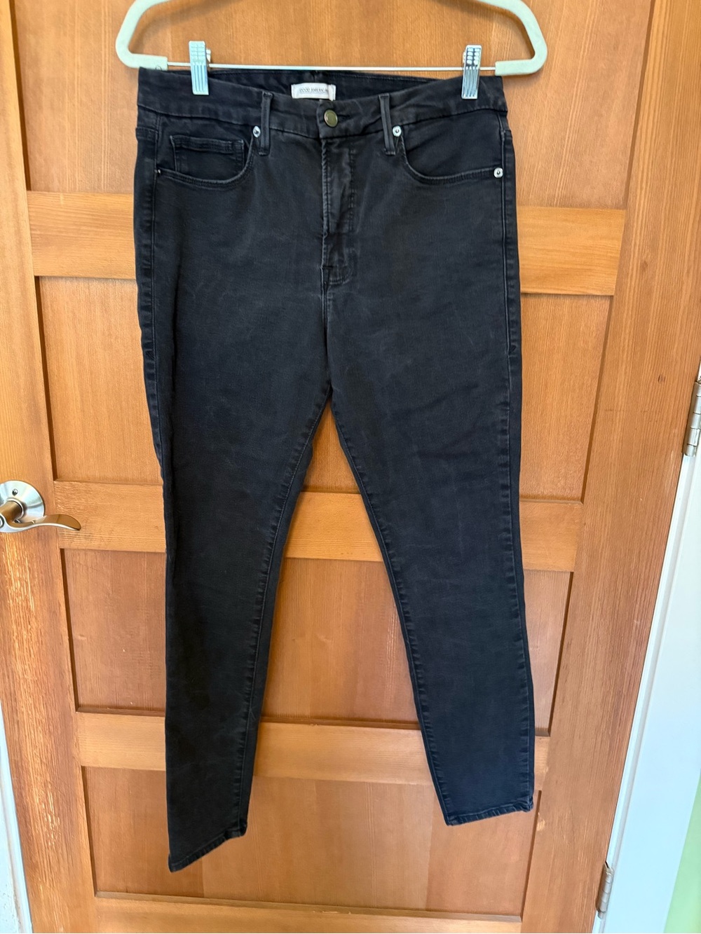 Good American Black Skinny Jeans 14/32